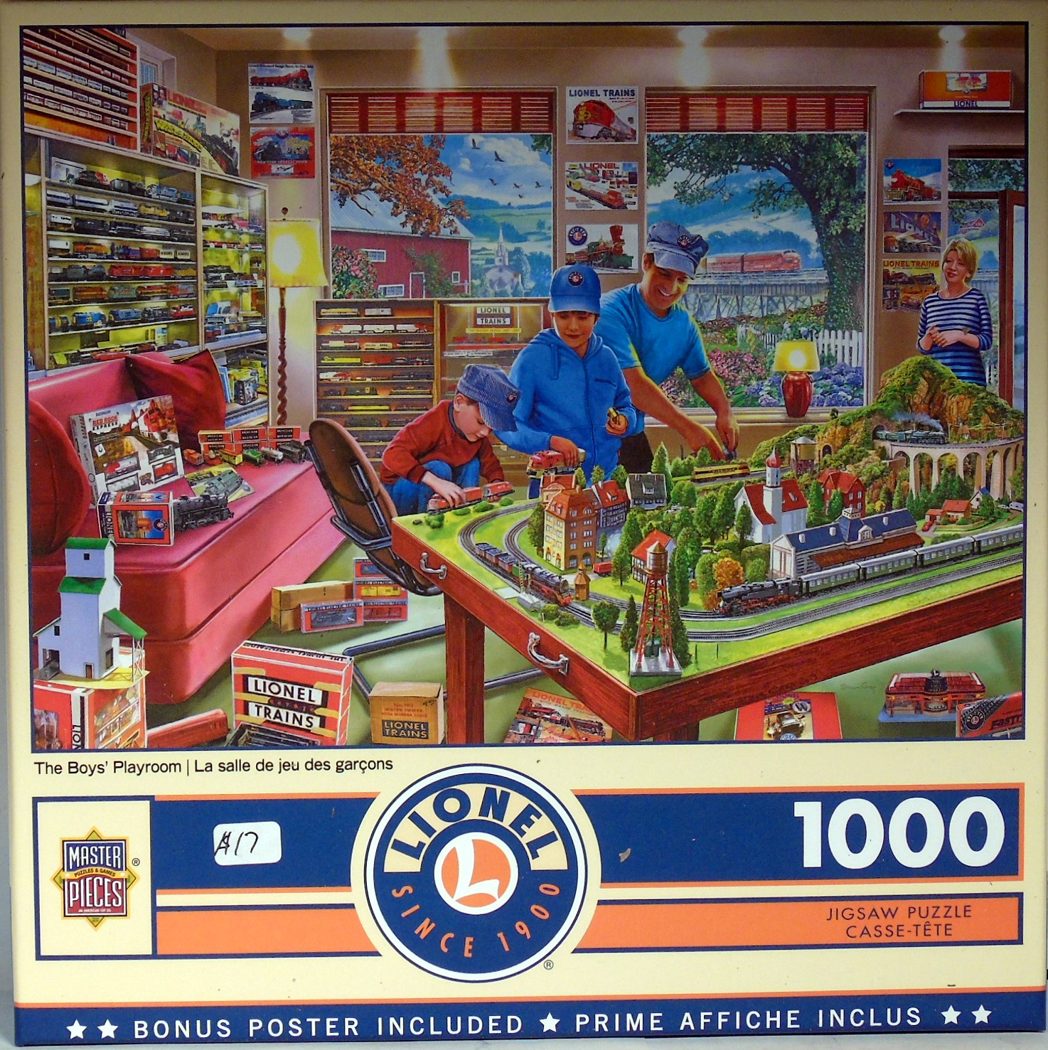 Lionel Trian Puzzle The Boys' Playroom 1000pc Puzzle